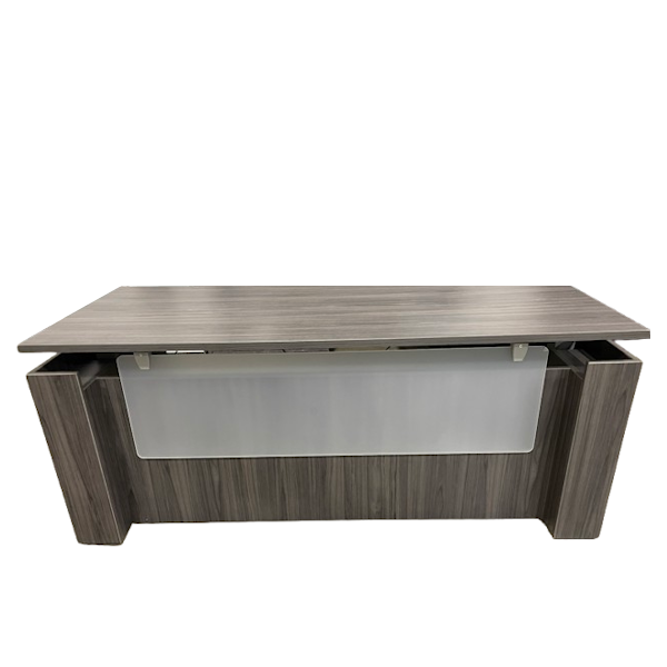 sit stand step front casing desk