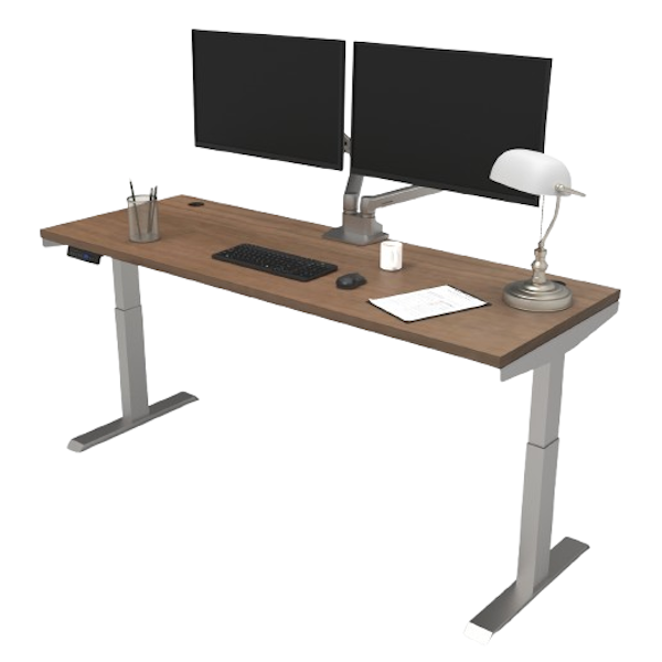 sit-stand height adjustable desk