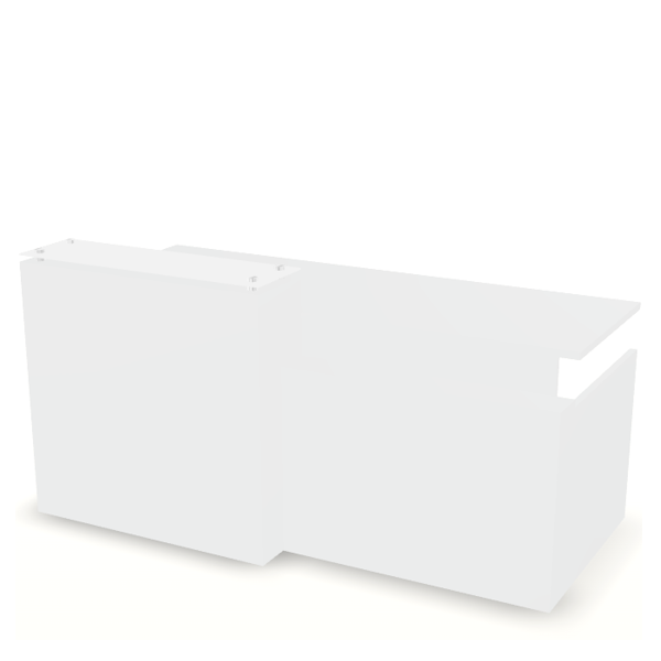 height adjustable reception desk