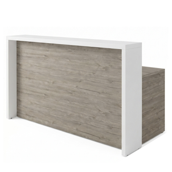 Shroud front reception desk
