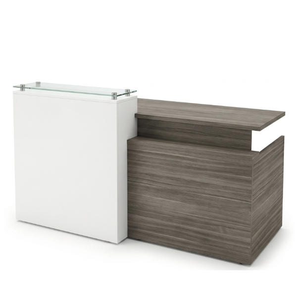 height adjustable reception desk