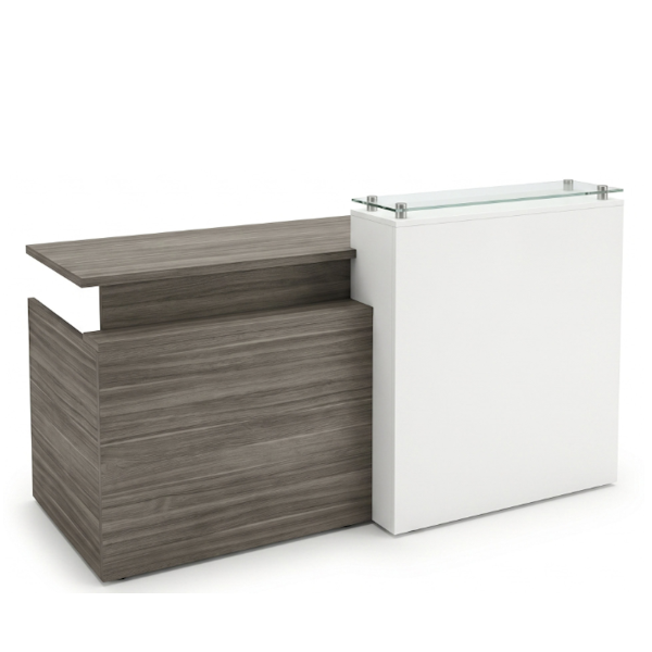 height adjustable reception desk