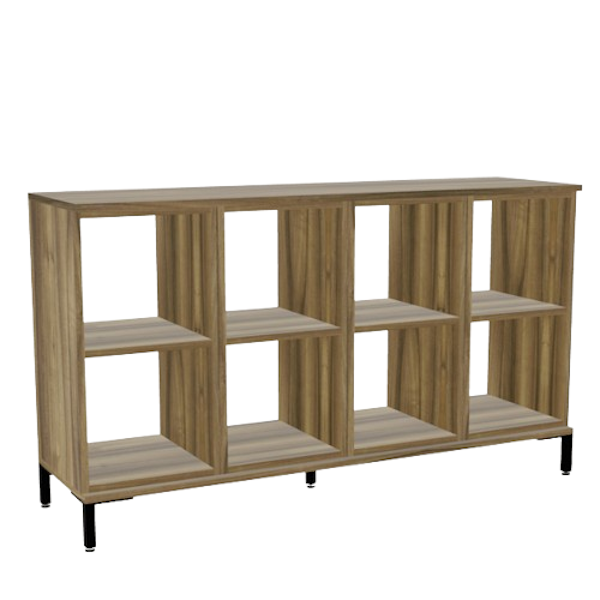 8-section open storage unit