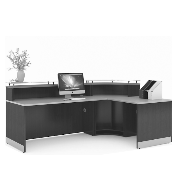 cosmo l-shaped reception desk