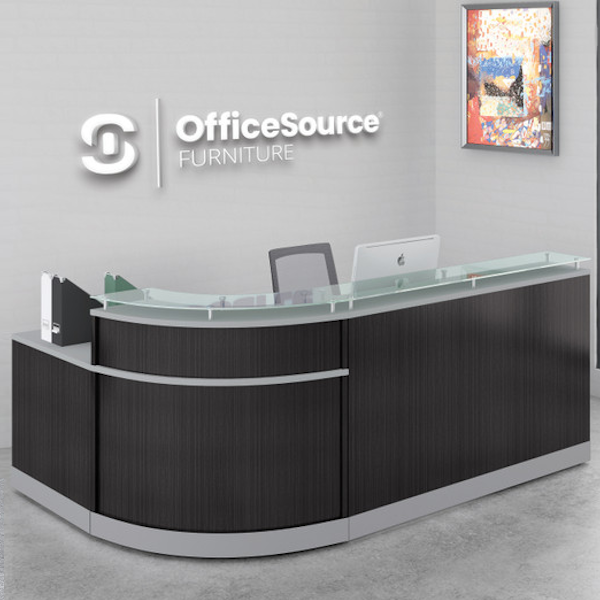 OfficeSource Cosmo Reception Typical - COSMO6 - Steely Gray - Room 1 cosmo 6 typical