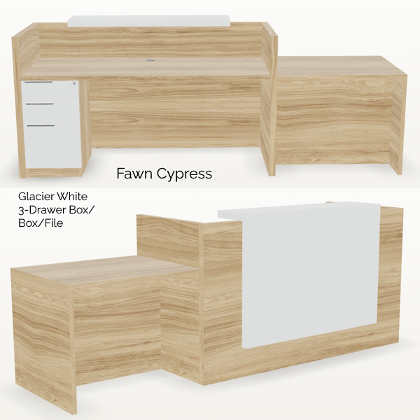 Overture_ADA_Reception_Desk_-_Fawn Cypress - T-10447-Interior ADA Reception Desk