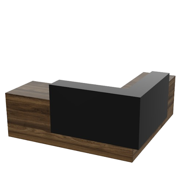 overture l-shaped reception desk