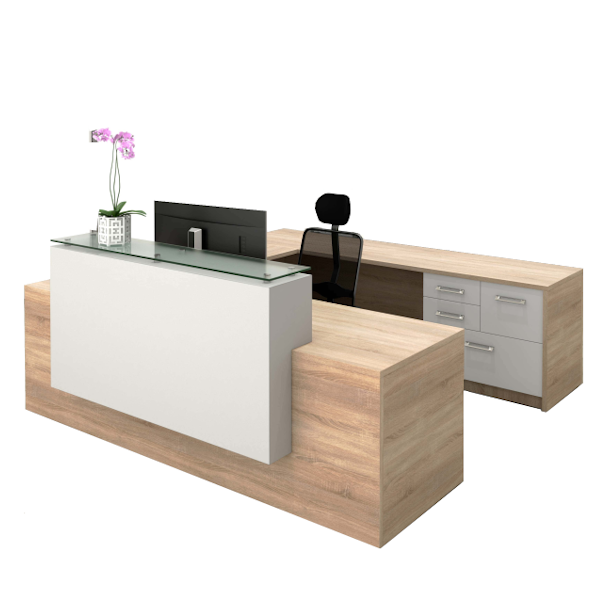 Overture_Reception_U_Desk_T-10442R U-shaped Reception Desk